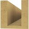 Ekena Millwork 4in. W x 4in. H x 24in. L Greensboro Woodgrain TimberThane Rafter Tail, Primed Tan RFTUR04X04X24GRNRCPR - alternate 5